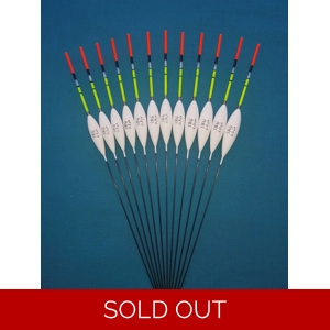 12 x Assorted Pole Floats Pack 321M12